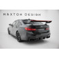 Spoiler in carbonio  + LED BMW 5 / M5 berlina G30 / F90 (Cod. M-CF-BM-5-G30-MPACK-WING5-INT-245-P+LE