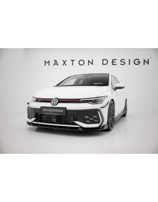 SPLITTER ANTERIORE V.2 + Flaps Volkswagen Golf GTI / GTE / R-Line Mk8 Facelift (Cod. M-VW-GO-8F-GTI-