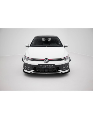 SPLITTER ANTERIORE V.3 + Flaps Volkswagen Golf GTI / GTE / R-Line Mk8 Facelift (Cod. M-VW-GO-8F-GTI-