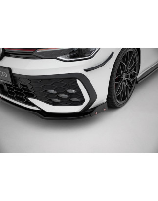 SPLITTER ANTERIORE V.3 + Flaps Volkswagen Golf GTI / GTE / R-Line Mk8 Facelift (Cod. M-VW-GO-8F-GTI-