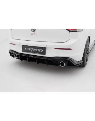 DIFFUSORE POSTERIORE street pro V.3 Volkswagen Golf GTI Mk8 (Cod. M-VWGO8GTICNC-RS3B+BRBI)