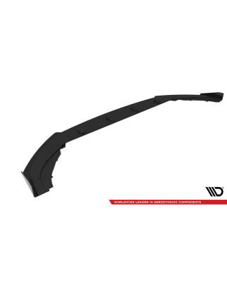 SPLITTER ANTERIORE street pro + Flaps Volkswagen Polo GTI Mk6 Facelift (Cod. M-VWPO6FGTICNC-FD1B+FSF