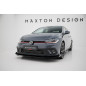 SPLITTER ANTERIORE street pro + Flaps Volkswagen Polo GTI Mk6 Facelift (Cod. M-VWPO6FGTICNC-FD1BRB+F