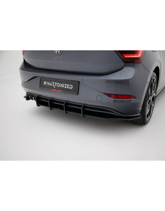 DIFFUSORE POSTERIORE street pro Volkswagen Polo GTI Mk6 Facelift (Cod. M-VWPO6FGTICNC-RS1B+BRBI)