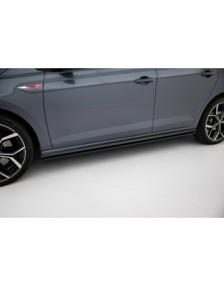 Diffusori minigonne street pro Volkswagen Polo GTI Mk6 Facelift (Cod. M-VWPO6FGTICNC-SD1B)