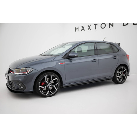 Diffusori minigonne street pro Volkswagen Polo GTI Mk6 Facelift (Cod. M-VWPO6FGTICNC-SD1BRB)