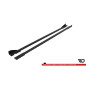 Diffusori minigonne street pro + Flaps Volkswagen Polo GTI Mk6 Facelift (Cod. M-VWPO6FGTICNC-SD1B+SF