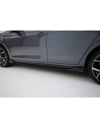 Diffusori minigonne street pro + Flaps Volkswagen Polo GTI Mk6 Facelift (Cod. M-VWPO6FGTICNC-SD1BRB+
