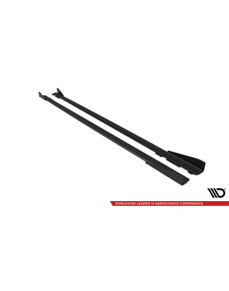 Diffusori minigonne street pro + Flaps Volkswagen Polo GTI Mk6 Facelift (Cod. M-VWPO6FGTICNC-SD1BRB+