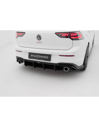 DIFFUSORE POSTERIORE street pro V.4 Volkswagen Golf GTI Mk8 (Cod. M-VWGO8GTICNC-RS4B)