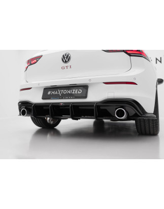 DIFFUSORE POSTERIORE street pro V.4 Volkswagen Golf GTI Mk8 (Cod. M-VWGO8GTICNC-RS4B)