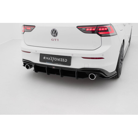 Splitters posteriori laterali Street Pro V.2 Volkswagen Golf GTI Mk8 (Cod. M-VWGO8GTICNC-RSD3B)