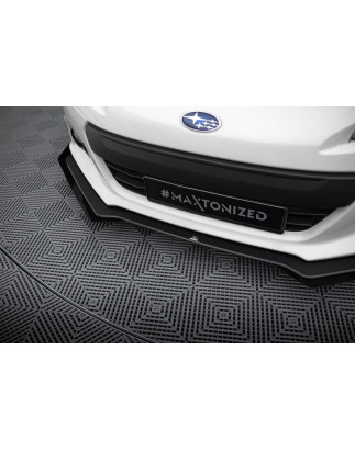 SPLITTER ANTERIORE street pro V.1 + Flaps Subaru BRZ Mk1  (Cod. M-SUBRZ1CNC-FD1B+FSF1G)
