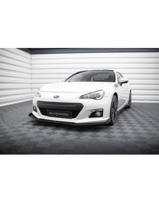 SPLITTER ANTERIORE street pro V.1 + Flaps Subaru BRZ Mk1  (Cod. M-SUBRZ1CNC-FD1BRB+FSF1G)