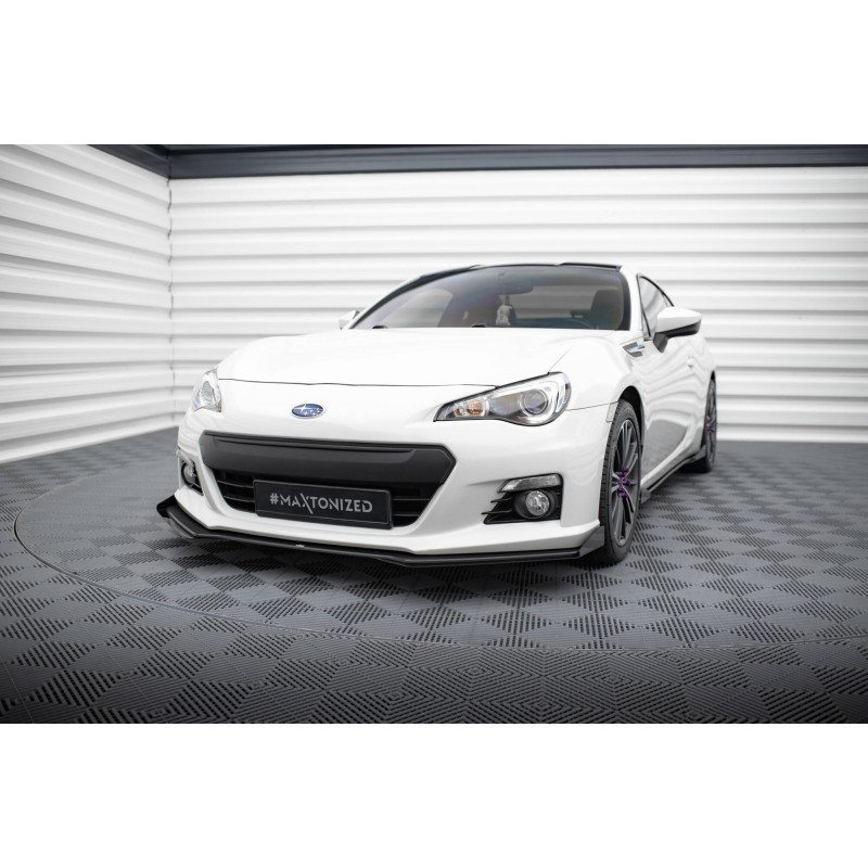 SPLITTER ANTERIORE street pro V.1 + Flaps Subaru BRZ Mk1  (Cod. M-SUBRZ1CNC-FD1BRB+FSF1G)