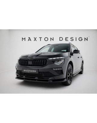 SPLITTER ANTERIORE V.2 Skoda Kamiq Monte Carlo Mk1 Facelift (Cod. M-SK-KM-1F-MC-FD2G)