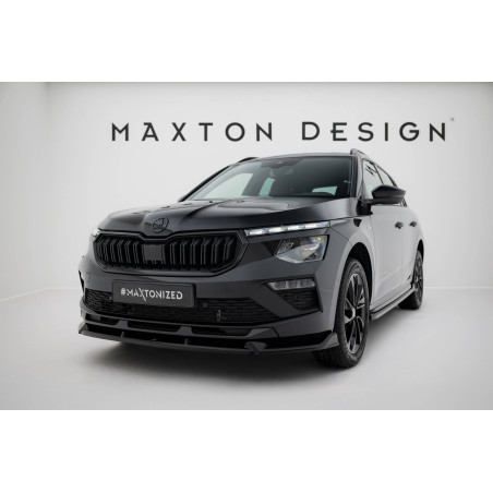 SPLITTER ANTERIORE V.2 Skoda Kamiq Monte Carlo Mk1 Facelift (Cod. M-SK-KM-1F-MC-FD2G)