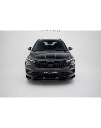 SPLITTER ANTERIORE V.2 Skoda Kamiq Monte Carlo Mk1 Facelift (Cod. M-SK-KM-1F-MC-FD2G)