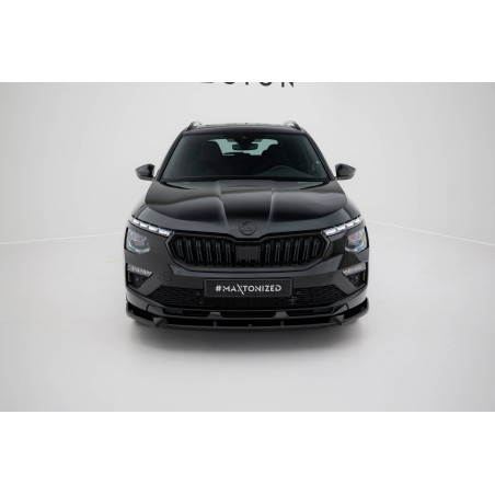 SPLITTER ANTERIORE V.2 Skoda Kamiq Monte Carlo Mk1 Facelift (Cod. M-SK-KM-1F-MC-FD2G)