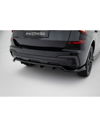 Splitter posteriore (con barre verticali) Skoda Kamiq Monte Carlo Mk1 Facelift (Cod. M-SK-KM-1F-MC-R