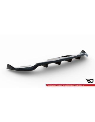 Splitter posteriore (con barre verticali) Skoda Kamiq Monte Carlo Mk1 Facelift (Cod. M-SK-KM-1F-MC-R