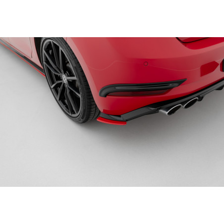 Splitters posteriori laterali Volkswagen Golf R / R-Line Mk7 Facelift (Cod. M-VW-GO-7F-R-RSD1RED)
