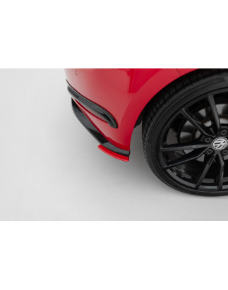 Splitters posteriori laterali Volkswagen Golf  R / R-Line Mk7 Facelift (Cod. M-VW-GO-7F-R-RSD1RED)