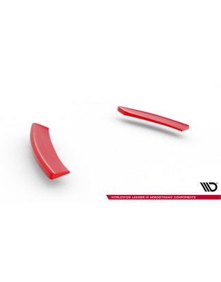 Splitters posteriori laterali Volkswagen Golf  R / R-Line Mk7 Facelift (Cod. M-VW-GO-7F-R-RSD1RED)