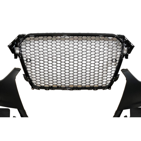 Paraurti Anteriore Audi A4 B8 13-16 Look RS4 (Cod. E-TCA4001)