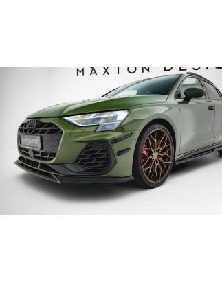 paraurti anteriore Wings (Canards) Audi S3 Sportback / A3 S-line Sportback  8Y Facelift (Cod. M-AU-S