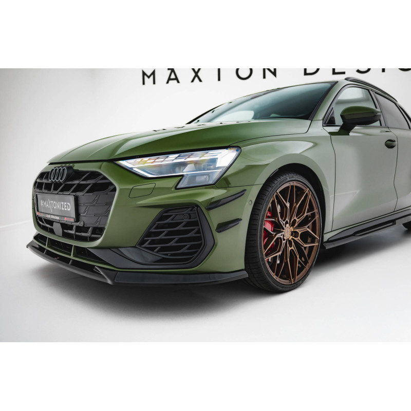 paraurti anteriore Wings (Canards) Audi S3 Sportback / A3 S-line Sportback  8Y Facelift (Cod. M-AU-S