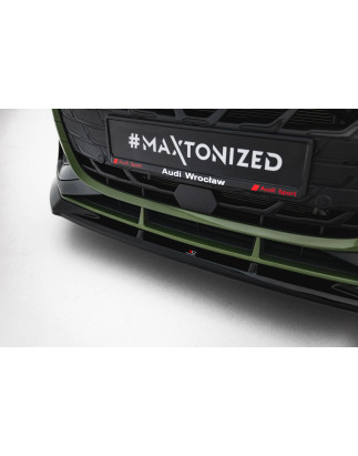 SPLITTER ANTERIORE V.1 Audi S3 Sportback / A3 S-line Sportback  8Y Facelift (Cod. M-AU-S3-8YF-S-FD1G