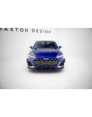 SPLITTER ANTERIORE V.1 Audi S3 Sportback / A3 S-line Sportback  8Y Facelift (Cod. M-AU-S3-8YF-S-FD1G