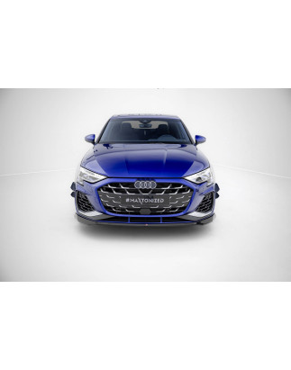 SPLITTER ANTERIORE V.2 Audi S3 Sportback / A3 S-line Sportback  8Y Facelift (Cod. M-AU-S3-8YF-S-FD2G