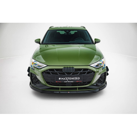 SPLITTER ANTERIORE V.3 Audi S3 Sportback / A3 S-line Sportback  8Y Facelift (Cod. M-AU-S3-8YF-S-FD3G
