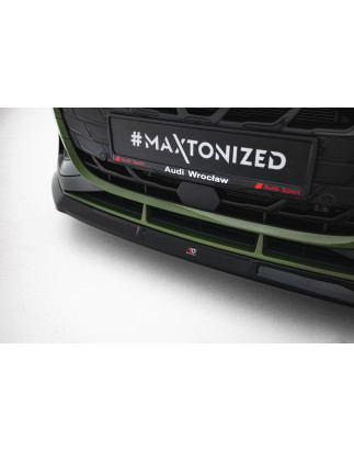 SPLITTER ANTERIORE V.3 Audi S3 Sportback / A3 S-line Sportback  8Y Facelift (Cod. M-AU-S3-8YF-S-FD3G