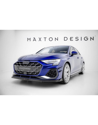 SPLITTER ANTERIORE V.3 Audi S3 Sportback / A3 S-line Sportback  8Y Facelift (Cod. M-AU-S3-8YF-S-FD3G