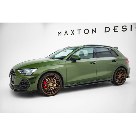 Diffusori minigonne V.3 Audi S3 Sportback / A3 S-line Sportback 8Y / 8Y Facelift (Cod. M-AU-S3-8YF-S
