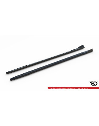 Diffusori minigonne V.3 Audi S3 Sportback / A3 S-line Sportback 8Y / 8Y Facelift (Cod. M-AU-S3-8YF-S