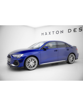 Diffusori minigonne V.3 Audi S3 Sportback / A3 S-line Sportback 8Y / 8Y Facelift (Cod. M-AU-S3-8YF-S