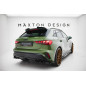 Splitters posteriori laterali V.1 Audi S3 Sportback 8Y Facelift (Cod. M-AU-S3-8YF-RSD1G)