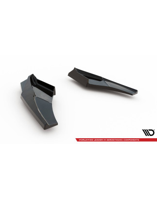 Splitters posteriori laterali V.1 Audi S3 Sportback 8Y Facelift (Cod. M-AU-S3-8YF-RSD1G)
