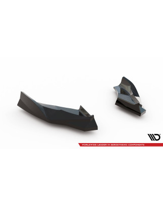 Splitters posteriori laterali V.2 Audi S3 Sportback 8Y Facelift (Cod. M-AU-S3-8YF-RSD2G)