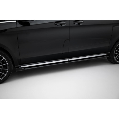 Diffusori minigonne Mercedes-Benz V-Class Long AMG-Line W447 Facelift 2  (Cod. M-ME-V-447F2-AMGLINE-
