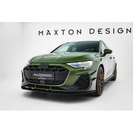 SPLITTER ANTERIORE street pro Audi S3 Sportback / A3 S-line Sportback 8Y Facelift (Cod. M-AUS38YFCNC
