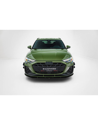 SPLITTER ANTERIORE street pro Audi S3 Sportback / A3 S-line Sportback 8Y Facelift (Cod. M-AUS38YFCNC