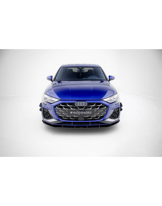 SPLITTER ANTERIORE street pro Audi S3 Sportback / A3 S-line Sportback 8Y Facelift (Cod. M-AUS38YFCNC