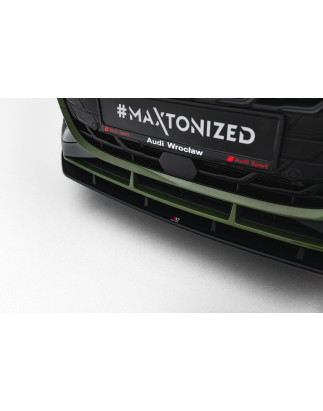 SPLITTER ANTERIORE street pro Audi S3 Sportback / A3 S-line Sportback 8Y Facelift (Cod. M-AUS38YFCNC