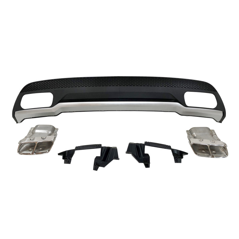 Diffusore Posteriore Mercedes W176 2012-2018 Look A45 ABS (Cod. E-TCM0188)