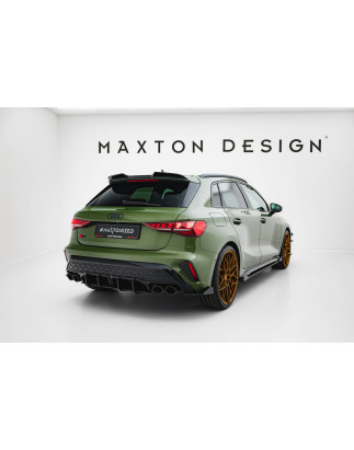 DIFFUSORE POSTERIORE street pro Audi S3 Sportback 8Y Facelift (Cod. M-AUS38YFCNC-RS1B+BRBI)